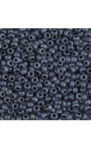 Miyuki rocailles Perlen 8/0 - Matte gunmetal 8-2001
